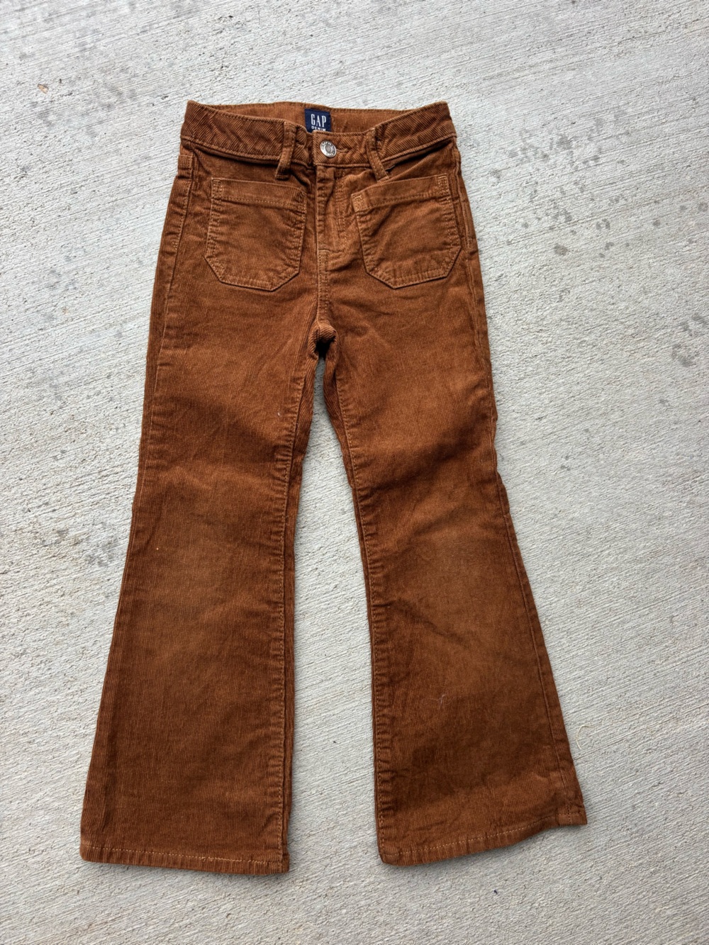 GAP Kids flare  Leg Corduroy Pants in Rich Brown